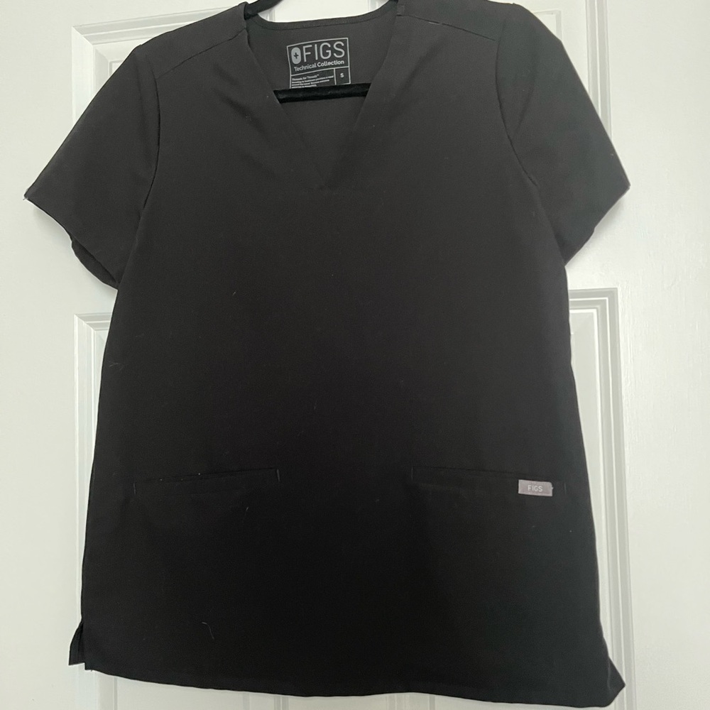 Two figs scrub tops for sale. Both are exactly the same and are size small.